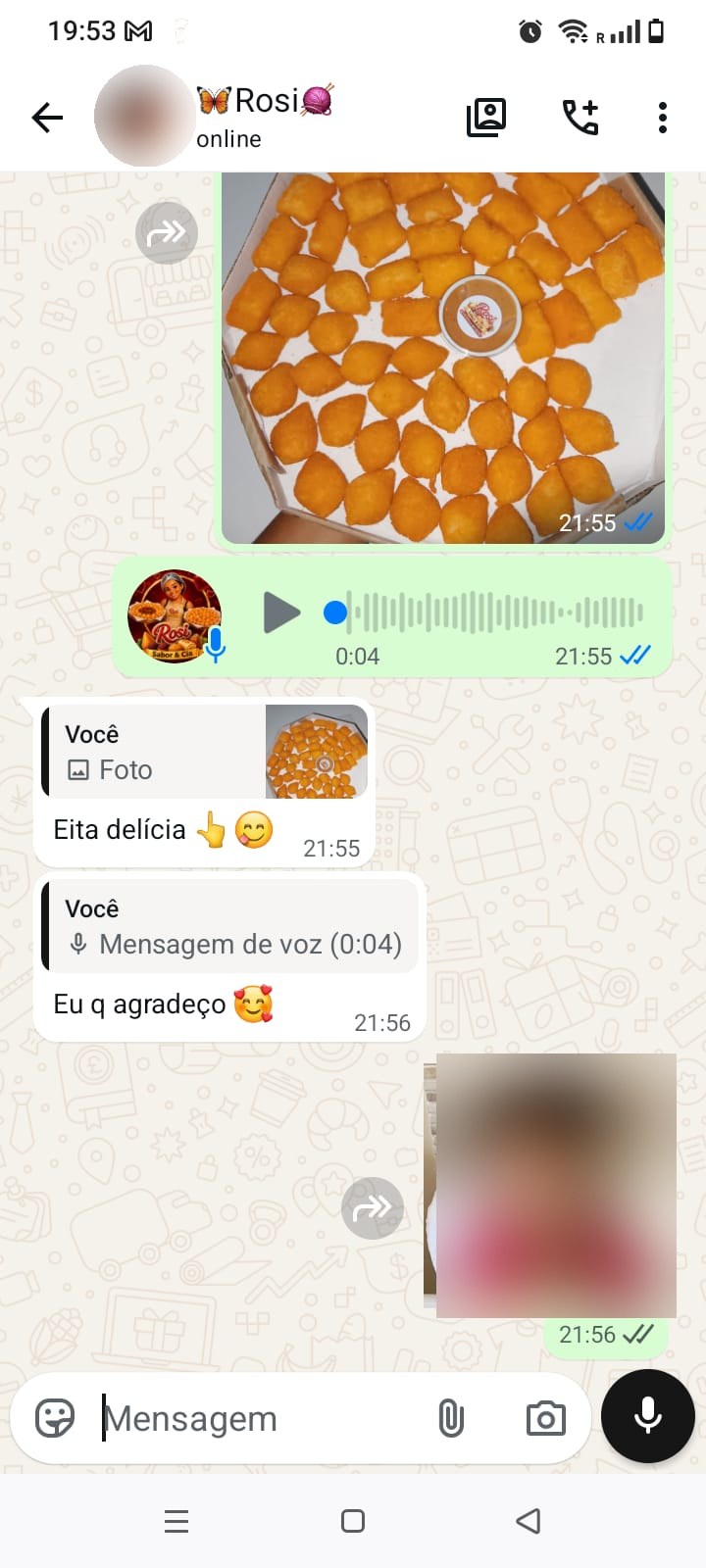 Feedback de Cliente no WhatsApp